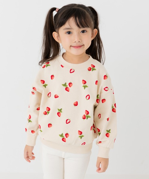 chil2（チルツー）の「綿100% 総柄裏毛トレーナー（スウェット・キッズ・D/E/B/G/I/A/H/J/C/F・140cm/80ｃｍ/90cm/100cm/110cm/120cm/130cm）」の8枚目の写真