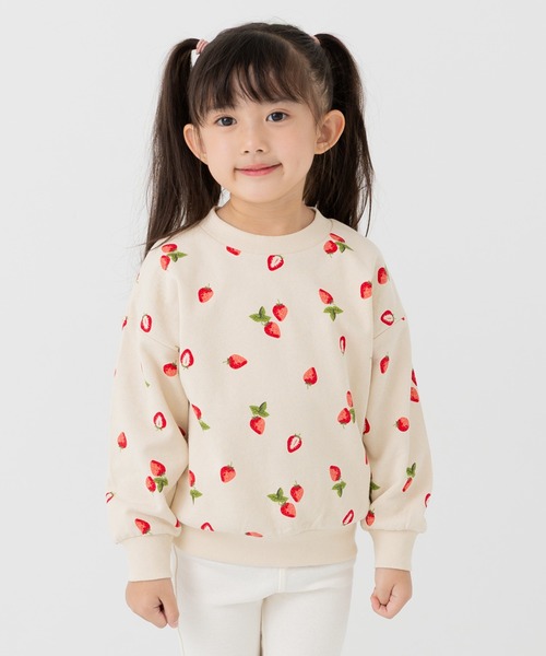 chil2（チルツー）の「綿100% 総柄裏毛トレーナー（スウェット・キッズ・D/E/B/G/I/A/H/J/C/F・140cm/80ｃｍ/90cm/100cm/110cm/120cm/130cm）」の22枚目の写真