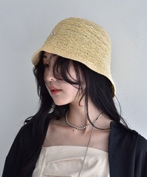 Y/lim（イリム）の「タイニーピン付きザックリ編みハット（ハット）」