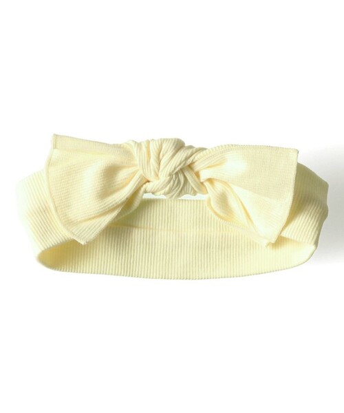 BRANSHES（ブランシェス）の「【ベビー】テレコヘアバンド（ヘアバンド・キッズ・アイボリー/ピンク・FREE）」の3枚目の写真