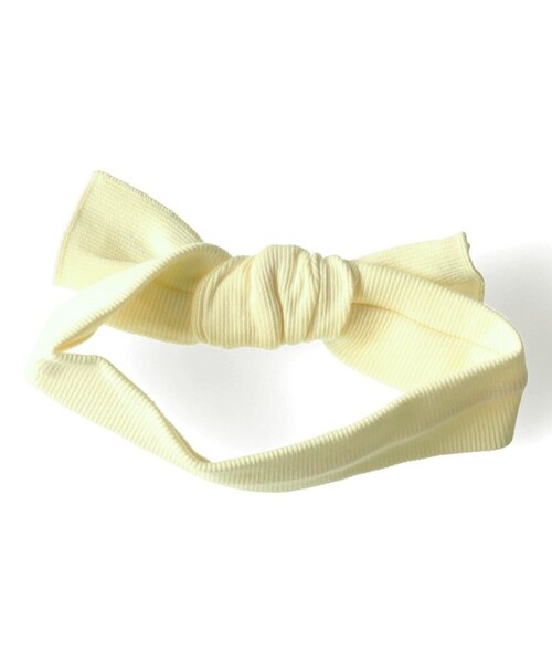 BRANSHES（ブランシェス）の「【ベビー】テレコヘアバンド（ヘアバンド・キッズ・アイボリー/ピンク・FREE）」の4枚目の写真