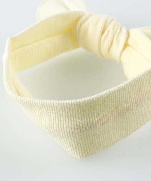 BRANSHES（ブランシェス）の「【ベビー】テレコヘアバンド（ヘアバンド・キッズ・アイボリー/ピンク・FREE）」の6枚目の写真