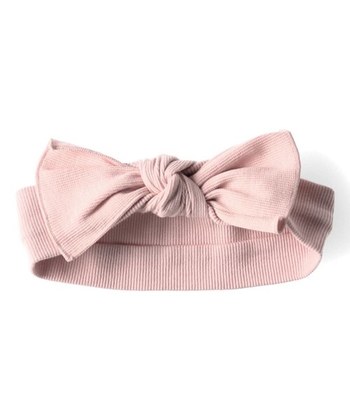 BRANSHES（ブランシェス）の「【ベビー】テレコヘアバンド（ヘアバンド・キッズ・アイボリー/ピンク・FREE）」の8枚目の写真