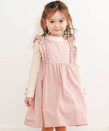 SLAP SLIP | 肩フリル花柄レースジャンパースカート(80~130cm)(ジャンパースカート)