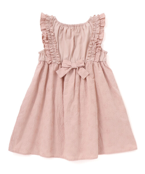 SLAP SLIP（スラップスリップ）の「肩フリル花柄レースジャンパースカート(80~130cm)（ジャンパースカート・キッズ・ピンク/パープル・90cm/80ｃｍ/100cm/130cm/120cm/110cm）」の19枚目の写真