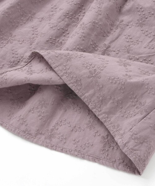 SLAP SLIP（スラップスリップ）の「肩フリル花柄レースジャンパースカート(80~130cm)（ジャンパースカート・キッズ・ピンク/パープル・90cm/80ｃｍ/100cm/130cm/120cm/110cm）」の11枚目の写真