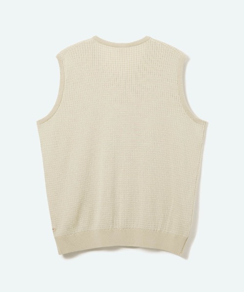 penguin BY MUNSINGWEAR(ペンギン バイ マンシングウェア)の「60’S KNIT VEST ニットベスト ゴルフウェア(ベスト・メンズ・ブラック/ホワイト・M/L/XL)」の3枚目の写真