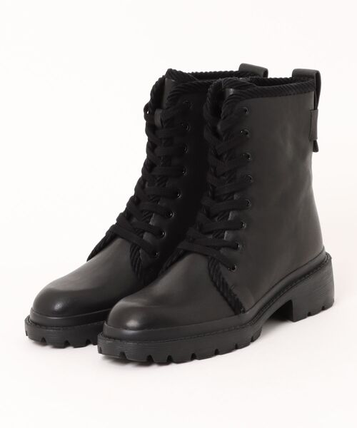 セール】タンクソールレースアップショートブーツ（ブーツ）｜LANVIN 