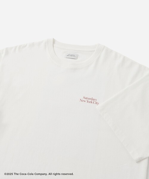 Saturdays NYC(サタデーズ ニューヨークシティ )の「Coca-Cola 70s Back Printed T-Shirt(Tシャツ/カットソー・メンズ・ブラック/レッド/ホワイト・XL/L/S/M)」の21枚目の写真