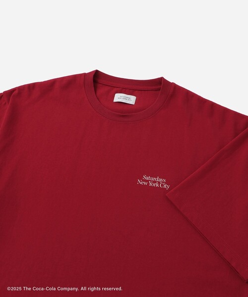 Saturdays NYC(サタデーズ ニューヨークシティ )の「Coca-Cola 70s Back Printed T-Shirt(Tシャツ/カットソー・メンズ・ブラック/レッド/ホワイト・XL/L/S/M)」の22枚目の写真