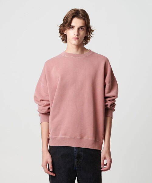 MONKEY TIME（モンキータイム）の「ドルマンスリーブ クルーネック スウェット（スウェット・メンズ・ピンク/ブラック・XL/L/M/S）」の17枚目の写真