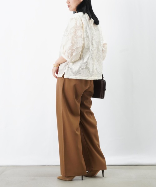 LUCA/LADY LUCK LUCA(ルカ/レディラックルカ)の「LC/LLL Wゴムギャザーパンツ/ハイウエストギャザーパンツ【セットアップ着用可】(その他パンツ・レディース・ブラック/キャメル・FREE)」の16枚目の写真