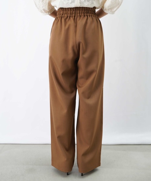 LUCA/LADY LUCK LUCA(ルカ/レディラックルカ)の「LC/LLL Wゴムギャザーパンツ/ハイウエストギャザーパンツ【セットアップ着用可】(その他パンツ・レディース・ブラック/キャメル・FREE)」の22枚目の写真