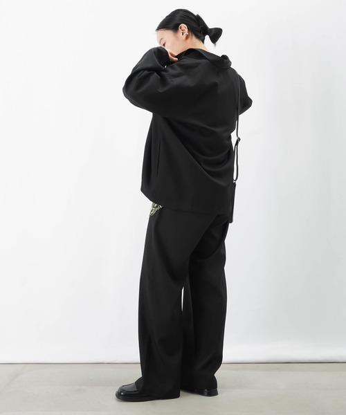 LUCA/LADY LUCK LUCA(ルカ/レディラックルカ)の「LC/LLL Wゴムギャザーパンツ/ハイウエストギャザーパンツ【セットアップ着用可】(その他パンツ・レディース・ブラック/キャメル・FREE)」の13枚目の写真