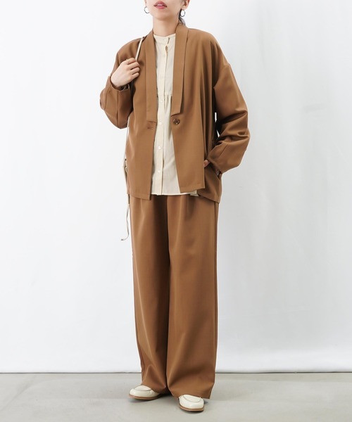 LUCA/LADY LUCK LUCA(ルカ/レディラックルカ)の「LC/LLL Wゴムギャザーパンツ/ハイウエストギャザーパンツ【セットアップ着用可】(その他パンツ・レディース・ブラック/キャメル・FREE)」の19枚目の写真