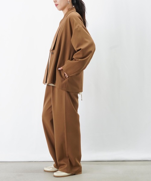 LUCA/LADY LUCK LUCA(ルカ/レディラックルカ)の「LC/LLL Wゴムギャザーパンツ/ハイウエストギャザーパンツ【セットアップ着用可】(その他パンツ・レディース・ブラック/キャメル・FREE)」の18枚目の写真