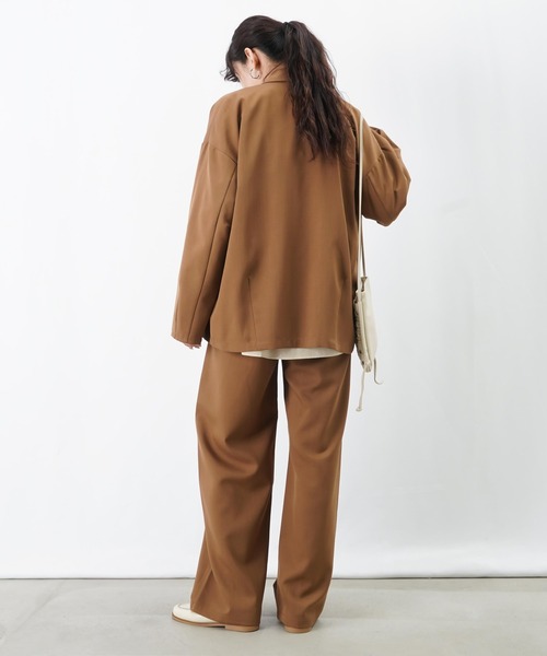 LUCA/LADY LUCK LUCA(ルカ/レディラックルカ)の「LC/LLL Wゴムギャザーパンツ/ハイウエストギャザーパンツ【セットアップ着用可】(その他パンツ・レディース・ブラック/キャメル・FREE)」の20枚目の写真