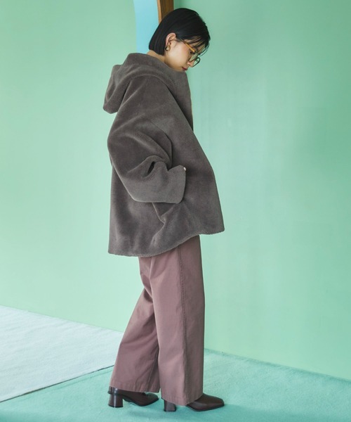 Doux archives(ドゥアルシーヴ)の「ベイカーパンツ(その他パンツ・レディース・チャコールグレー/カーキ/ベージュ/ブラウン・36/38)」の11枚目の写真