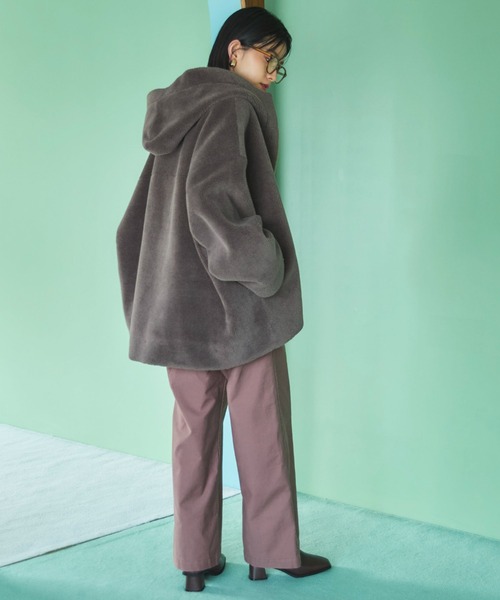 Doux archives(ドゥアルシーヴ)の「ベイカーパンツ(その他パンツ・レディース・チャコールグレー/カーキ/ベージュ/ブラウン・36/38)」の12枚目の写真