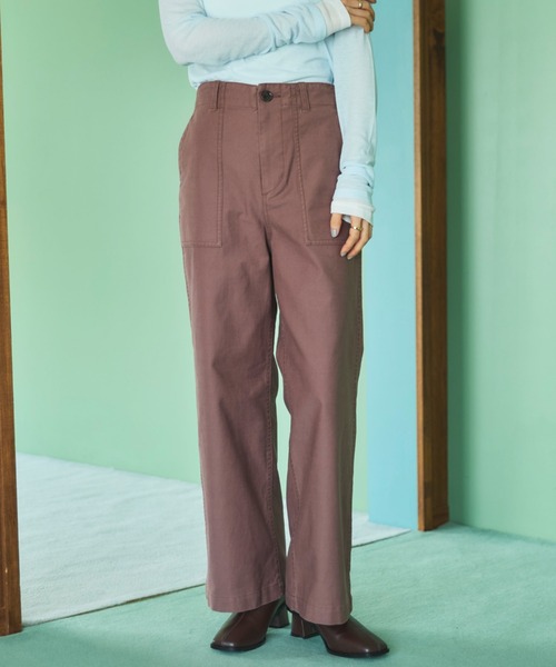 Doux archives(ドゥアルシーヴ)の「ベイカーパンツ(その他パンツ・レディース・チャコールグレー/カーキ/ベージュ/ブラウン・36/38)」の16枚目の写真
