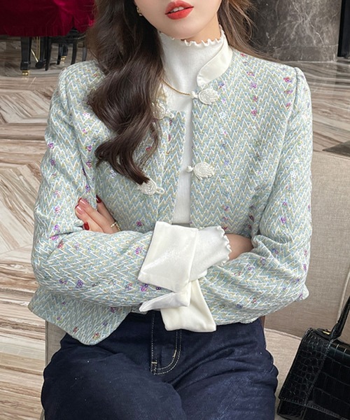 2ly2(トゥーリートゥー)の「フリルネックが可愛い大人フェミニンリブニット(ニット/セーター・レディース・グレー/ブラウン/ピンク/ホワイト/ベージュ/ブラック/キャメル・FREE)」の21枚目の写真