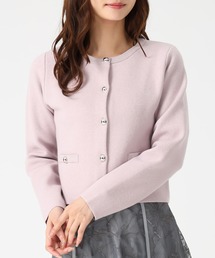 希少✨バーバリー♡ノーカラージャケット　金ボタン　ロゴ　ウール　大きめM セール】ノーカラー金ボタンジャケット（ノーカラージャケット