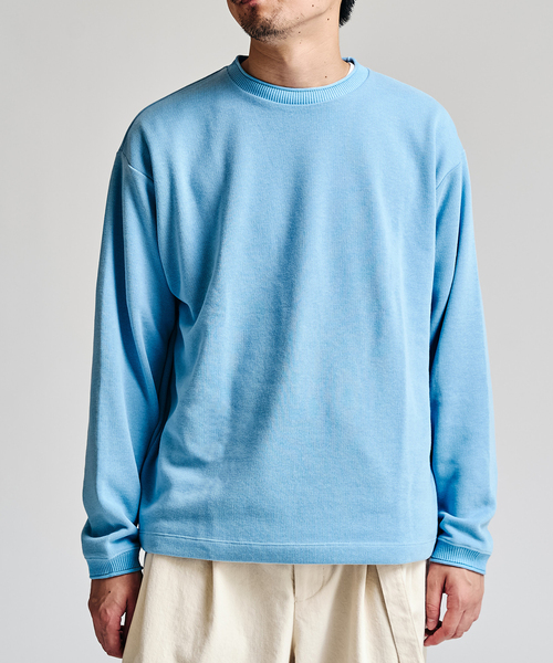 The Ennoy Professional 水色 L 長袖カットソー ロールネック クルーネックカットソー（Tシャツ/カットソー）｜417