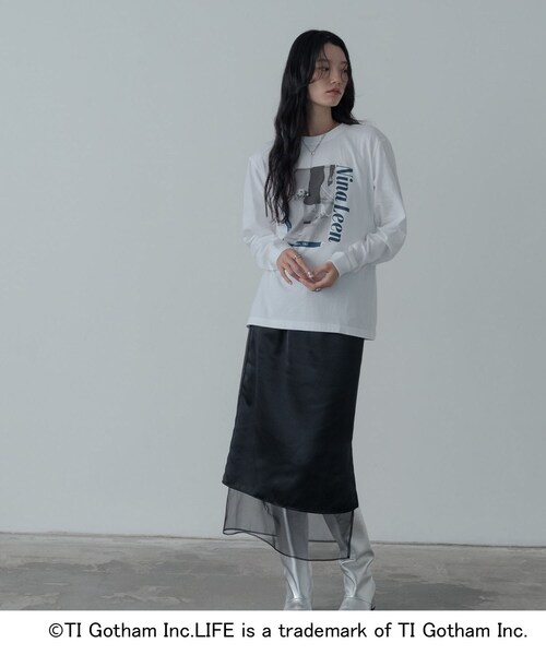 GALLEST(ギャレスト)の「【GOOD ROCK SPEED】LIFE PC/Nina Leen LS T-SHIRT(Tシャツ/カットソー・レディース・ホワイト・38)」の2枚目の写真