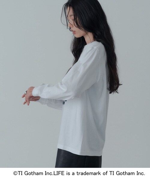 GALLEST(ギャレスト)の「【GOOD ROCK SPEED】LIFE PC/Nina Leen LS T-SHIRT(Tシャツ/カットソー・レディース・ホワイト・38)」の5枚目の写真