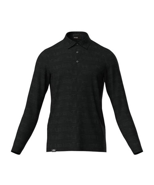 PING（ピン）の「【PING APPAREL】凸凹PLAYロゴジャカード長袖ポロシャツ ＜PERFORMANCE＞ (MENS)（ポロシャツ・メンズ・ホワイト/グレー/パープル・M/S/LL1/L/LL）」の17枚目の写真