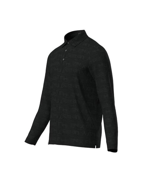 PING（ピン）の「【PING APPAREL】凸凹PLAYロゴジャカード長袖ポロシャツ ＜PERFORMANCE＞ (MENS)（ポロシャツ・メンズ・ホワイト/グレー/パープル・M/S/LL1/L/LL）」の18枚目の写真