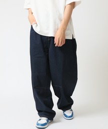 ARCADE（アーケード）の「見惚れるきれいなラインのワイドデニム バレルレッグ ジーンズ /カーブデニム ブルージーンズ カーブパンツ NEOSARTIC（デニムパンツ）」