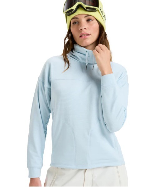ROXY(ロキシー)の「VERTERE /ロキシーハイネックスノーレイヤー(スウェット・レディース・ブラック/レッド・SMALL/LARGE/MEDIUM)」の1枚目の写真