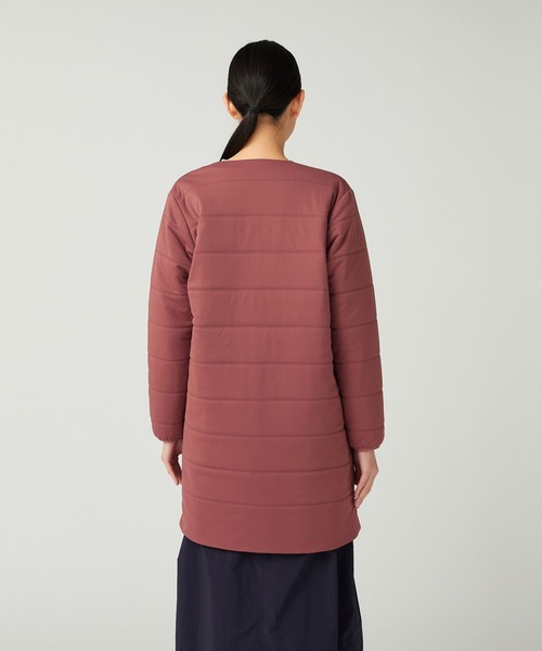 Snow Peak(スノーピーク)の「Snow Peak / Flexible Insulated Long Cardigan フレキシブル 保温性 ロングカーディガン(カーディガン/ボレロ・レディース・ネイビー/ブラック/ライトブラウン・4/3/2/1)」の11枚目の写真