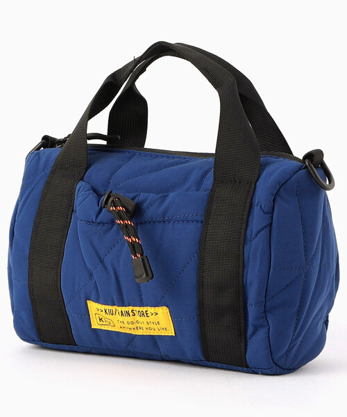 KiU/キウ SQUARE PADDED MINI BOSTON BAG スクエアパデッドミニ