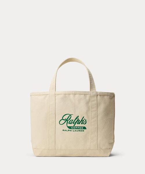 紙タグ付き★ラルフローレン 刺繍 キャンバス トートバッグ POLO RALPH LAUREN（ポロ・ラルフローレン） トートバッグ 405945884