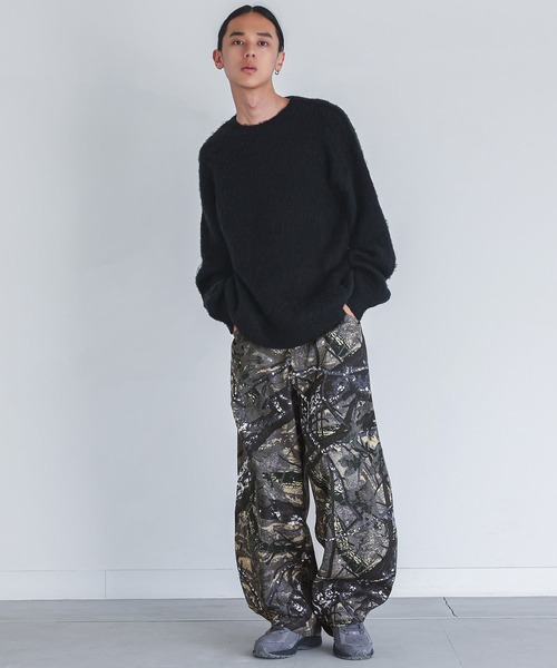 MDR(エムディアール)の「ツリーカモ柄 バレルレッグ ワイドパンツ(その他パンツ・メンズ・グレー・M/L)」の13枚目の写真