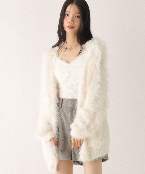 カップ付き総レースキャミ 605967（キャミソール）｜Heather（ヘザー