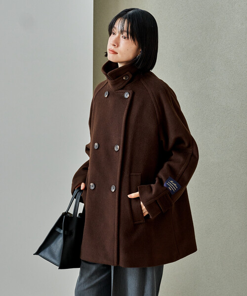 セール】3WAY ウール ミドル ジャケットコート（ステンカラーコート