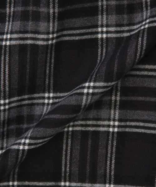 LANVIN en Bleu（ランバンオンブルー）の「チェックシャツパーカー フードシャツ シャツアウター（シャツ/ブラウス・メンズ・ブルー/ブラック・46/48/50/52）」の9枚目の写真