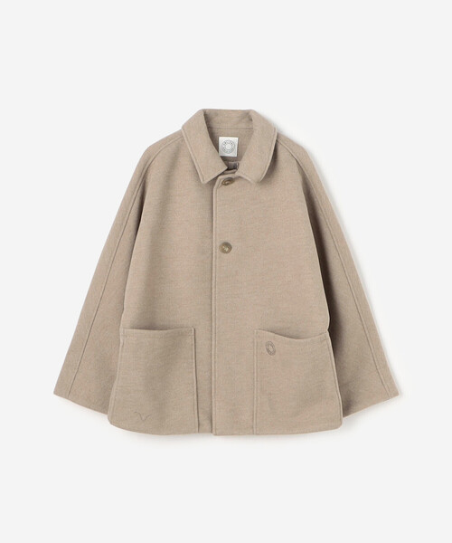 ORCIVAL（オーシバル）の「ORCIVAL | ブリティッシュツイード ドルマンスリーブジャケット WOMEN（その他アウター・レディース・ベージュ/ダークネイビー・1）」の3枚目の写真