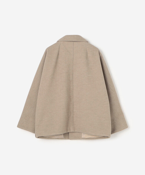 ORCIVAL（オーシバル）の「ORCIVAL | ブリティッシュツイード ドルマンスリーブジャケット WOMEN（その他アウター・レディース・ベージュ/ダークネイビー・1）」の4枚目の写真