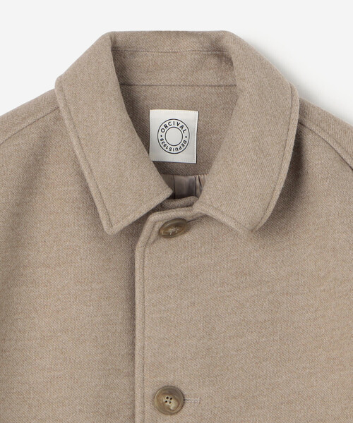 ORCIVAL（オーシバル）の「ORCIVAL | ブリティッシュツイード ドルマンスリーブジャケット WOMEN（その他アウター・レディース・ベージュ/ダークネイビー・1）」の5枚目の写真