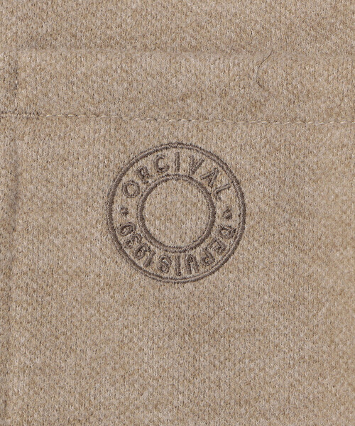 ORCIVAL（オーシバル）の「ORCIVAL | ブリティッシュツイード ドルマンスリーブジャケット WOMEN（その他アウター・レディース・ベージュ/ダークネイビー・1）」の8枚目の写真