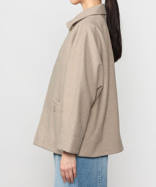 ORCIVAL（オーシバル）の「ORCIVAL | ブリティッシュツイード ドルマンスリーブジャケット WOMEN（その他アウター・レディース・ベージュ/ダークネイビー・1）」の12枚目の写真