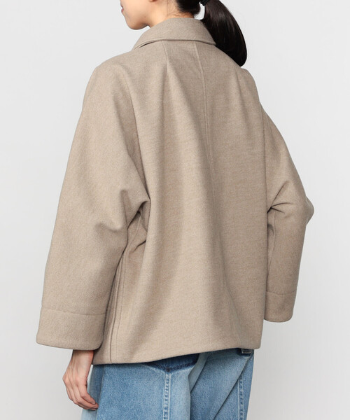 ORCIVAL（オーシバル）の「ORCIVAL | ブリティッシュツイード ドルマンスリーブジャケット WOMEN（その他アウター・レディース・ベージュ/ダークネイビー・1）」の13枚目の写真