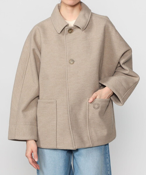 洋楽 WINDOW ORCIVAL | ブリティッシュツイード ドルマンスリーブジャケット WOMEN