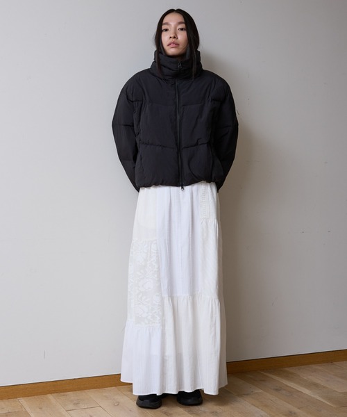 NOMINE（ノミネ）の「【NOMINE】ショート 中綿ブルゾン / パファージャケット（ダウンジャケット/コート・レディース・ブラック/ブラウン/イエロー・フリー）」の10枚目の写真