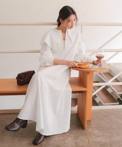 セール】【26SS新作/2026 SPRING COLLECTION】ビッグカラーマーメイド