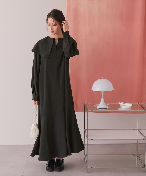 セール】【26SS新作/2026 SPRING COLLECTION】ビッグカラーマーメイド